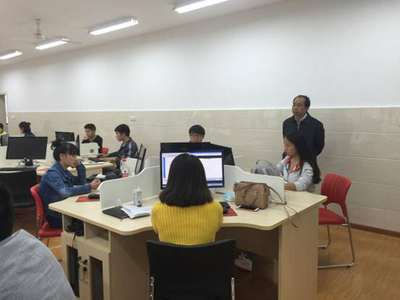 學院領導深入實訓基地檢查指導 推動軟件銷售人才培養